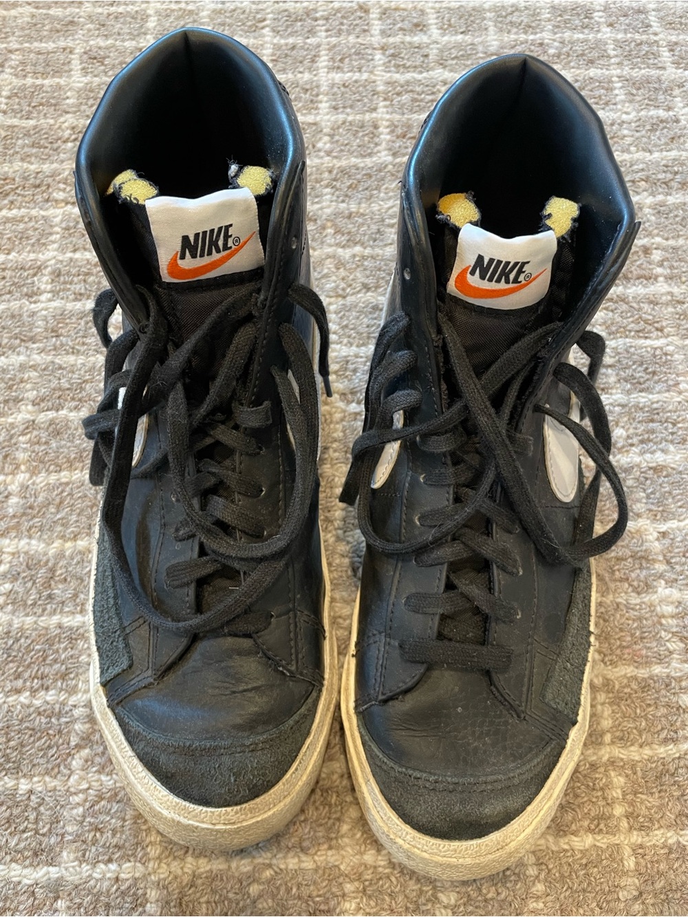Nike Black High-Top Blazer Sneakers